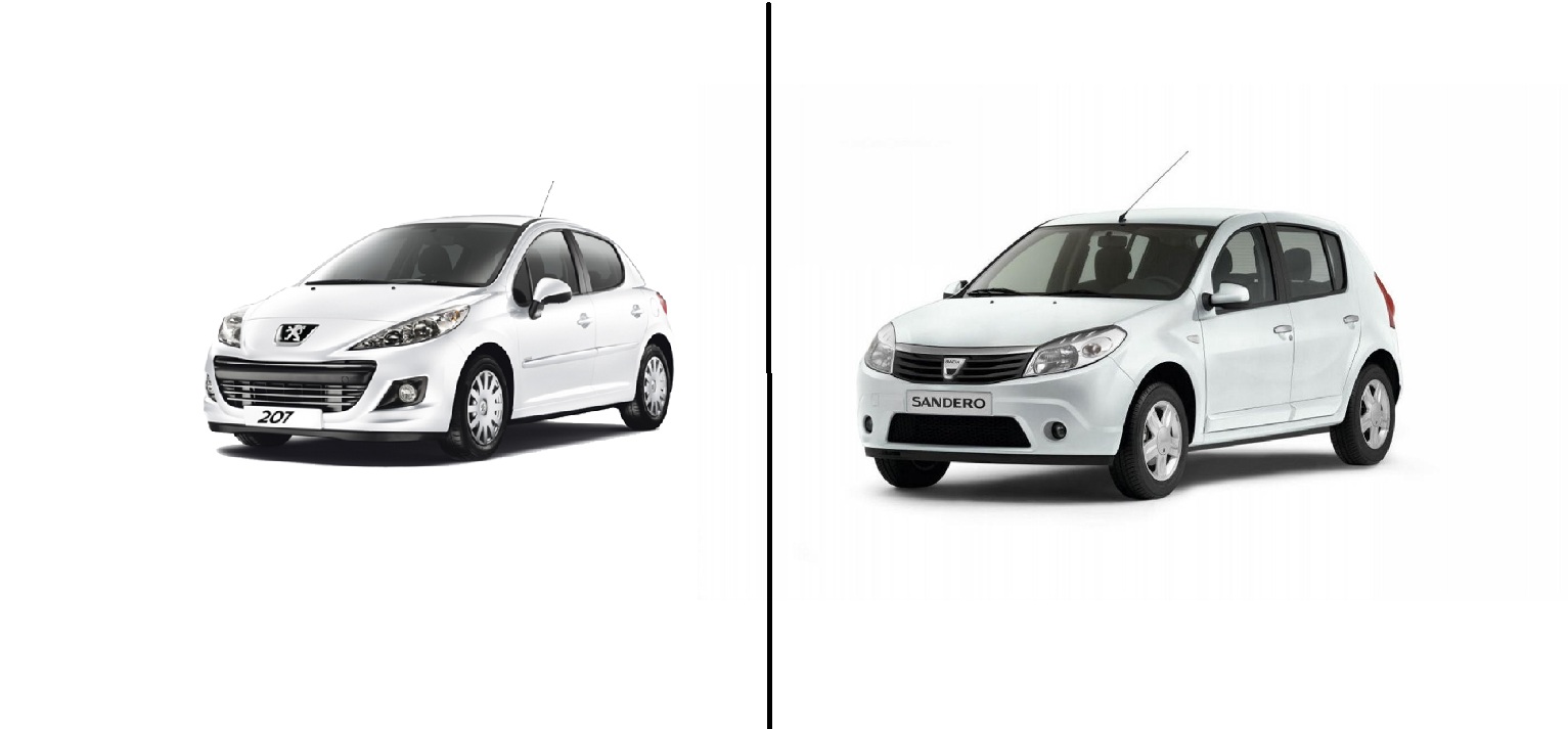 مقایسه پژو 207 و رنو ساندرو