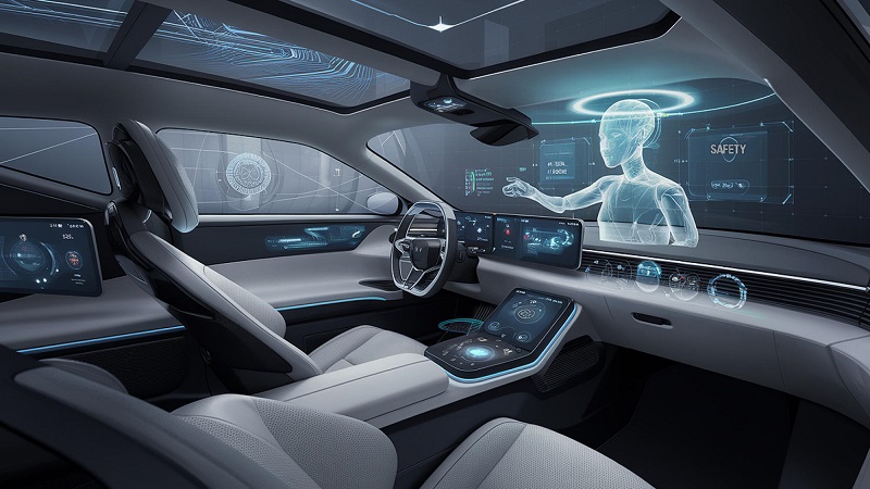 نوآوری در خودروهای هیبرید و هوش مصنوعی داخل کابین